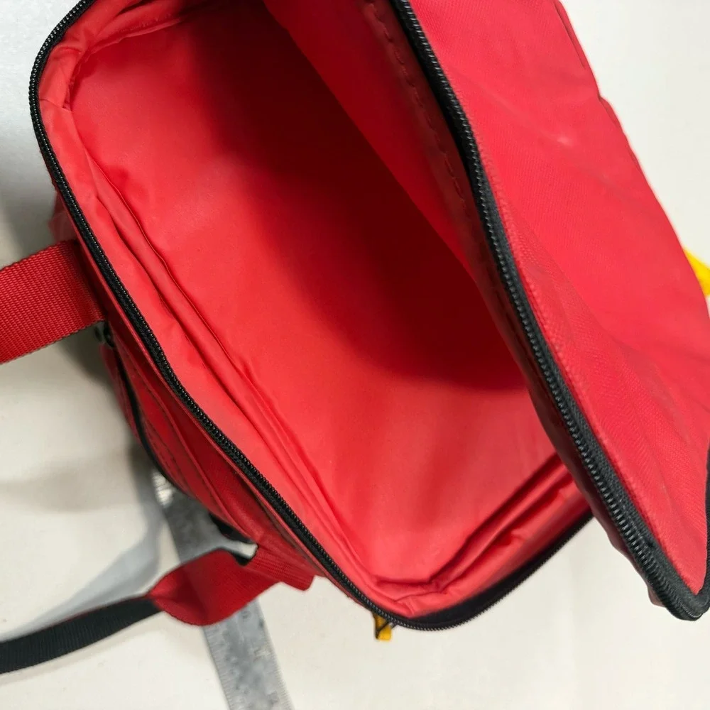 Vintage Marlboro Adventure Team Red Duffel Bag Small Gear Bag 90s Promo